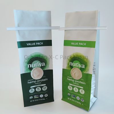comprar OEM 8 Bolsa de Selo Lateral Recolocável Com Gusset Lateral Zipper Quadrado Gusset de Baixo online manufacture