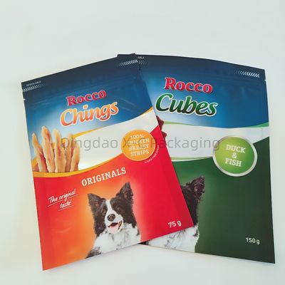 comprar Alimentos para animais de estimação Sacos de selos de 3 lados Coloridos Saquetes compostáveis Embalagem à prova de umidade online manufacture