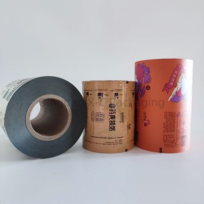 comprar Rolo de filme de embalagem laminado composto OEM com resistência à rasgadura para alimentos online manufacture