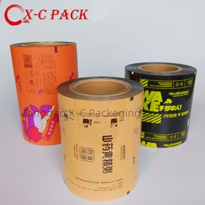 comprar Saquete automático de molho pequeno Embalagem de pasta de mel Molho de tomate Molho de ketchup Saquete de sacola de plástico filme laminado online manufacture