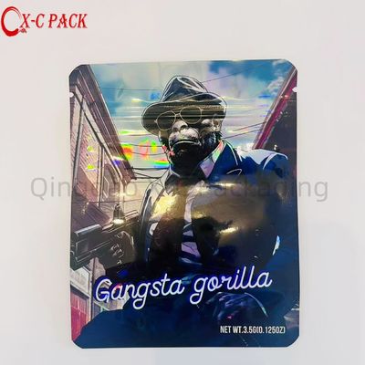 comprar Impressão personalizada comestível reutilizável 3.5g Saco Mylar Zipper Lock Candy Embalagem de plástico Saco de alumínio folia Selado Saco Zipper online manufacture