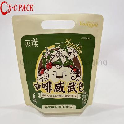 comprar Custom New Design Plastic Mylar Stand Up Pouch em forma de diamante Saco de embalagem de grãos de café online manufacture
