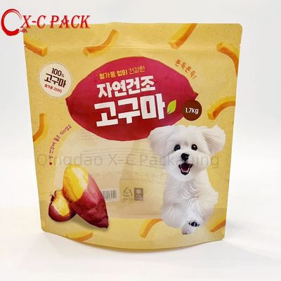 comprar Embalagens Sacos de Stand Up Saco de Alimentos para Animais de Criança Embalagens de Plástico para Alimentos para Cães 500g 1kg 2,5kg Saco PE personalizado online manufacture