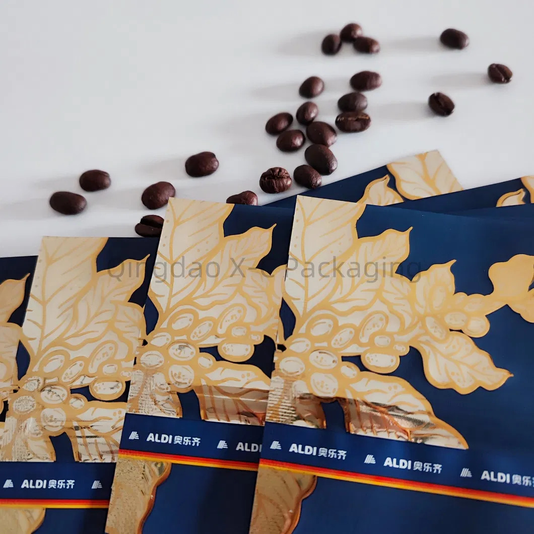 Bolsa de embalagem de café com bolsa de embalagem com válvula de plástico 1