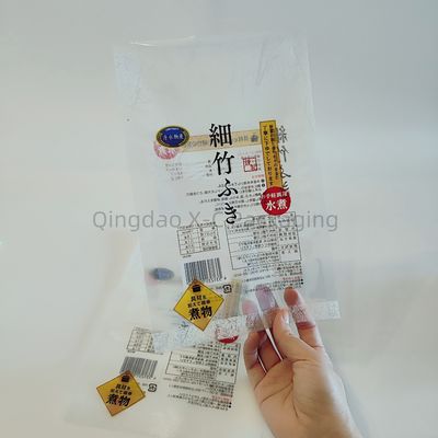 Material laminado Flexível Saco de 3 lados à prova de odor Grau alimentício com janela clara