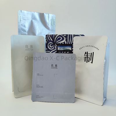 Saco de vedação de 8 lados reutilizável personalizado para armazenamento de alimentos para café BRC aprovado