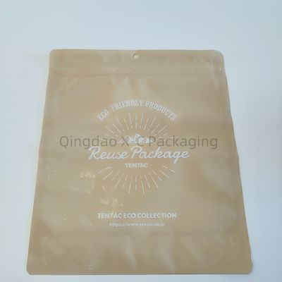 Sacos de vedação de 3 lados à prova d'água Impressão personalizada laminada para roupa interior de tecido