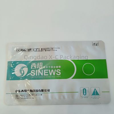 Impressão personalizada Saco de selos de três lados Bolsa refechável Folha de alumínio Mylar para medicina