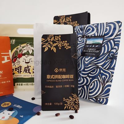 Saco de plástico laminado reabrivel espessura personalizada para doces