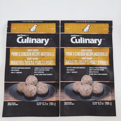 Sacos de embalagem de alimentos impressos sob medida com fecho de fecho térmico Rectangular BRC aprovado