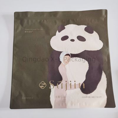 Saco de papel Kraft castanho personalizado em rolo Logotipo personalizado impresso para transportar
