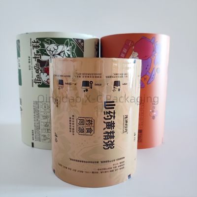 Rolo de filme laminado à medida filme de embalagem flexível laminado a vácuo à prova d'água