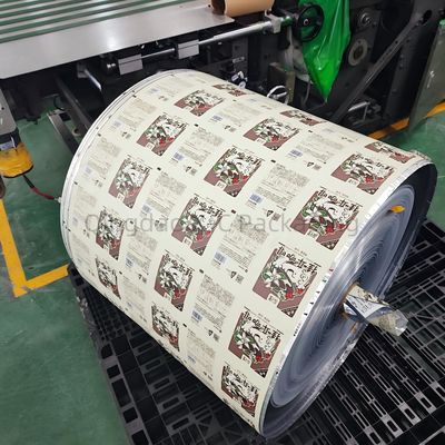 Embalagens laminadas de qualidade alimentar em rolos de filme para impressão personalizada Embalagens de papel plástico