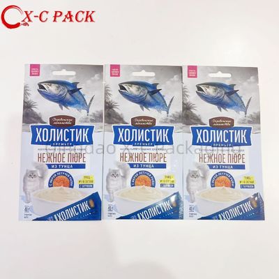 Sacos de embalagem biodegradáveis de alimentos para animais de estimação feitos de materiais ecológicos, impressão personalizada e vários tamanhos