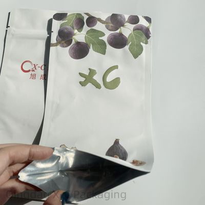 Bolsa de barragem de plástico transparente e personalizado reciclável para embalagens de alimentos