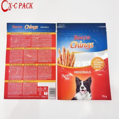 Sacos de plástico Embalagem Ferradura 3 lados Selo Bolsa Saco pequeno transparente Sacos Mylar Embalagem Saco de comida para cães