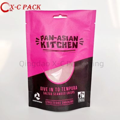 Eco Amigável Reutilizavel Embalagem de Nozes de Caju em pé Saco de plástico para alimentos Saco de amendoim Saco de nozes Snack Saco de embalagem