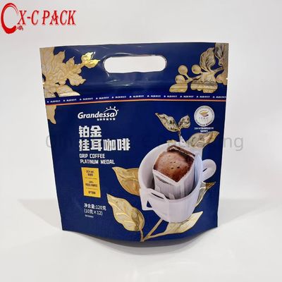 Impressão personalizada de alta qualidade sem açúcar Keto Instant Mushroom Collagen Café em pó Saco de embalagem com válvula